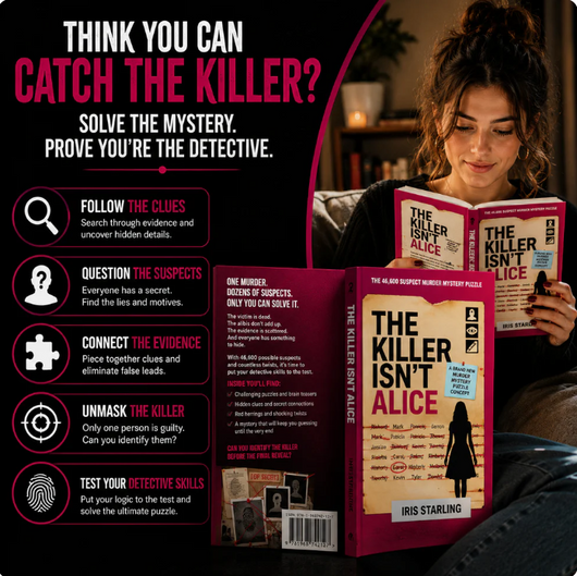 The Killer Isn't Alice: The 46,600 Suspect Murder Mystery Puzzle